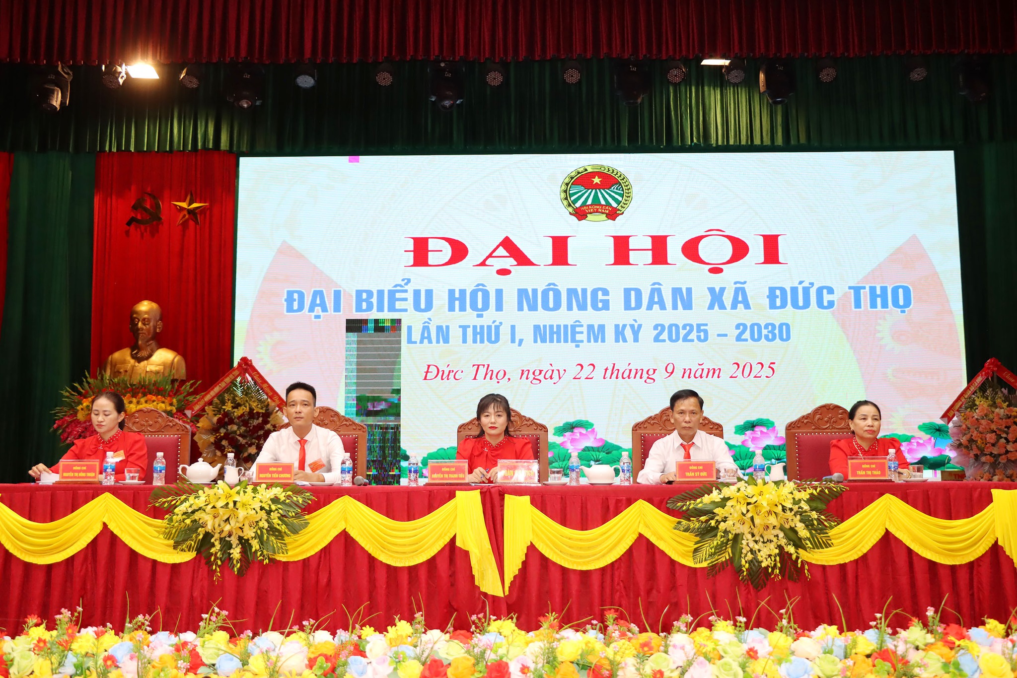 Hội Nông dân xã Đức Thọ long trọng tổ chức Đại hội đại biểu lần thứ I, nhiệm kỳ 2025 – 2030