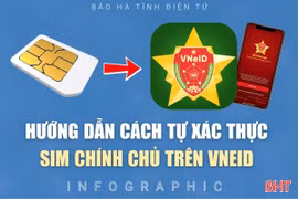 Hướng dẫn cách tự xác thực SIM chính chủ trên VNeID