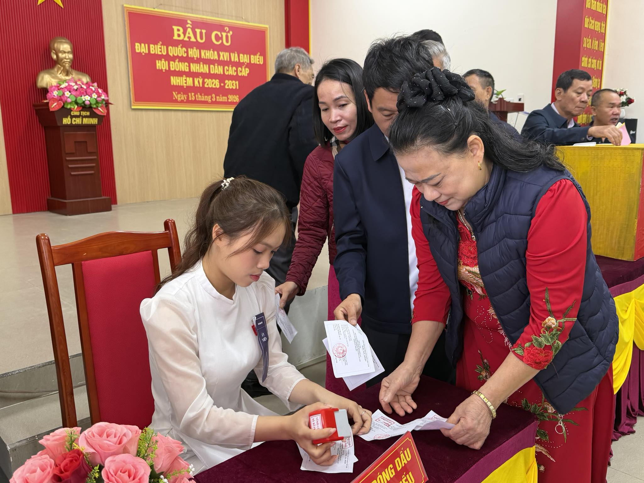  Đức Thọ đạt 100% cử tri tham gia bỏ phiếu.