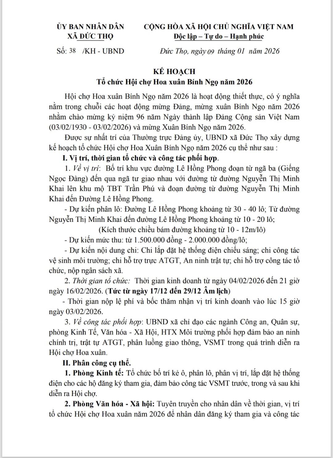 Hội chợ Hoa Xuân Bính Ngọ năm 2026