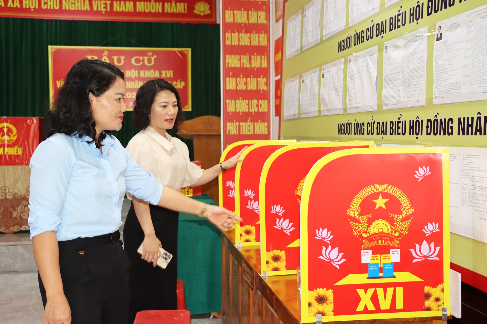 Xã Đức Thọ: Giám sát, kiểm tra, sẵn sàng cho ngày hội bầu cử.