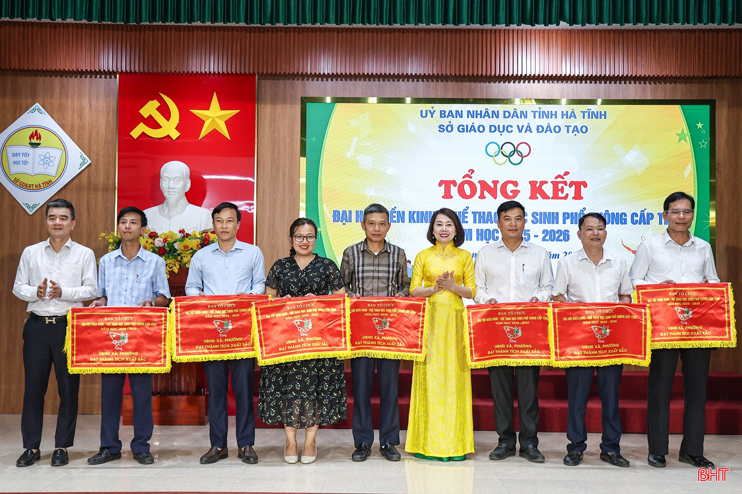 Xã Đức Thọ: nhận Cờ “Đơn vị xuất sắc” tại Đại hội Điền kinh – Thể thao học sinh cấp tỉnh năm học 2025 – 2026