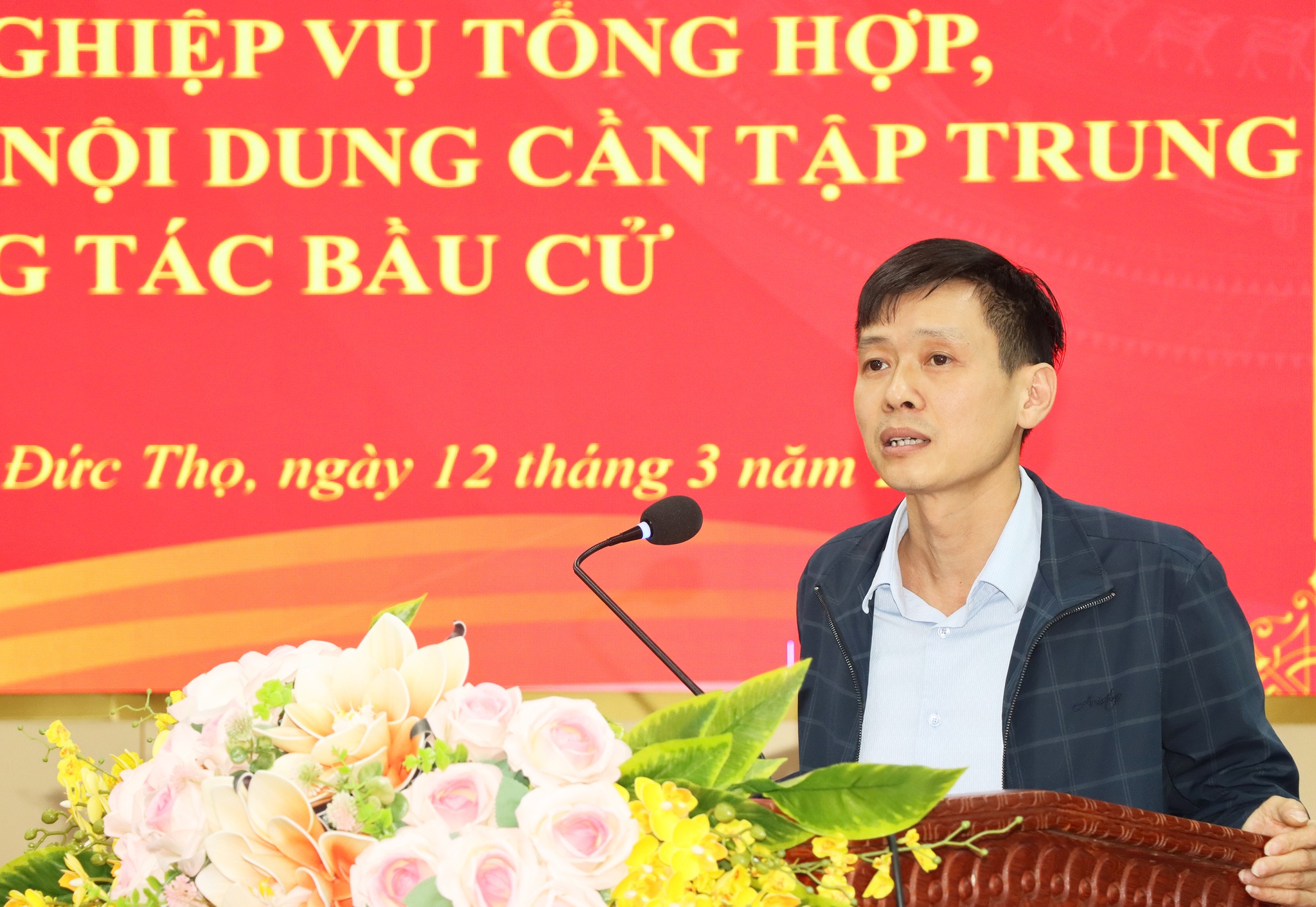 Hội nghị hướng dẫn nghiệp vụ công tác bầu cử.