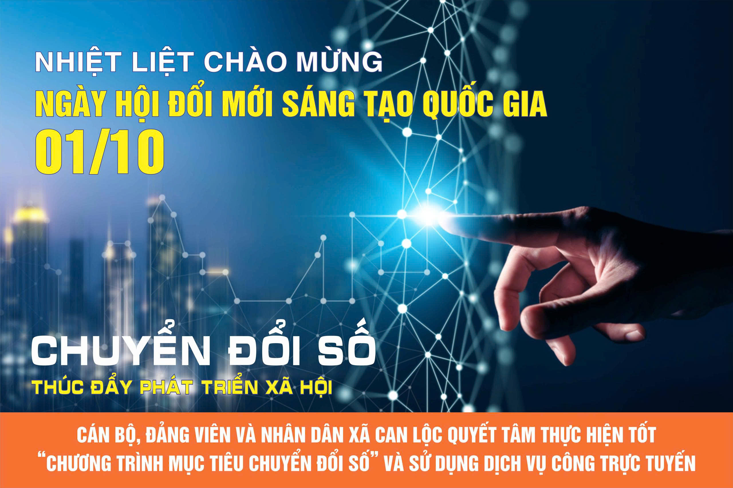Chào mừng ngày hội chuyển đổi mới sáng tạo quốc gia 01/10