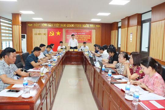 UBND xã Đức Thọ đánh giá kết quả thực hiện nhiệm vụ 6 tháng đầu năm 2026