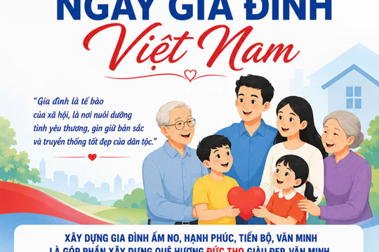 Hướng tới ngày gia đình Việt nam 28/6/2026