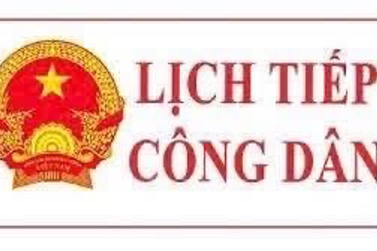 Thông báo tiếp công dân định kỳ tháng 5 