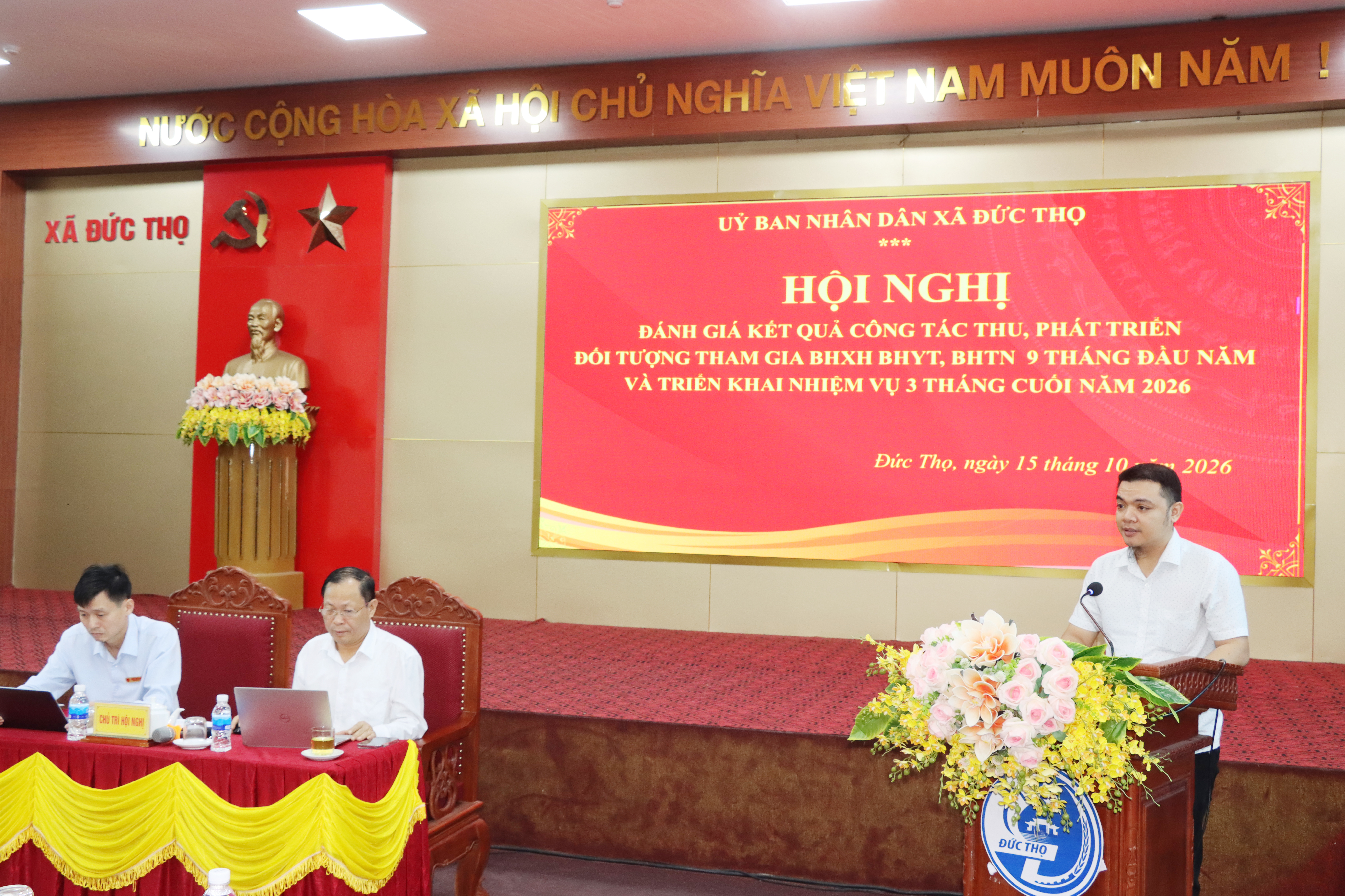 Đức Thọ tập trung tháo gỡ khó khăn, phấn đấu hoàn thành chỉ tiêu BHXH, BHYT năm 2026