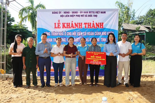 Hội Phụ nữ Đức Thọ hướng về hội viên có hoàn cảnh khó khăn, phụ nữ khuyết tật