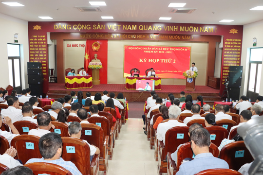 Hội đồng nhân dân xã Đức Thọ khóa II tổ chức Kỳ họp thứ Hai, nhiệm kỳ 2026–2031.