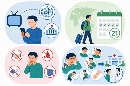 Bộ Y tế khuyến cáo người dân không hoang mang trước dịch Ebola, theo dõi sức khỏe 21 ngày nếu trở về từ vùng dịch