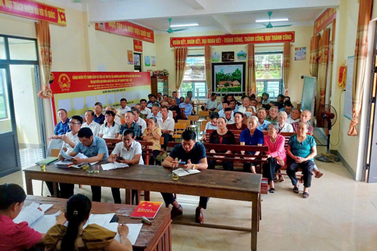 Xã Đức Thọ: Các tổ chức cơ sở Đảng tổ chức sinh hoạt chuyên đề.