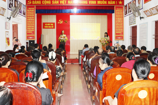 Đức Thọ: Hội Nông dân tổ chức tập huấn sản xuất nông nghiệp tuần hoàn và bảo vệ môi trường. 