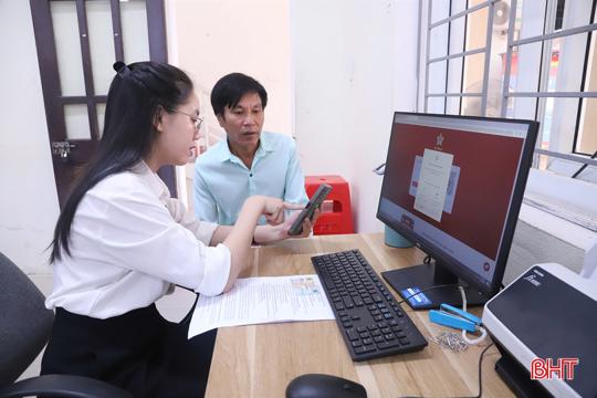 Hà Tĩnh công khai 100% thủ tục hành chính trên môi trường số