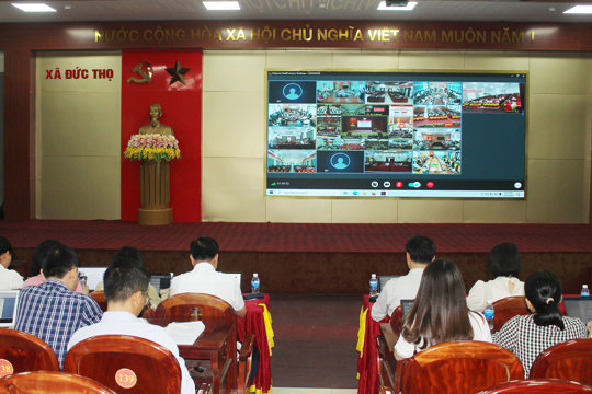 Xã Đức Thọ: Tham gia lớp bồi dưỡng nâng cao năng lực, xử lý tình huống thực tiễn đối với đội ngũ cán bộ cơ sở. 