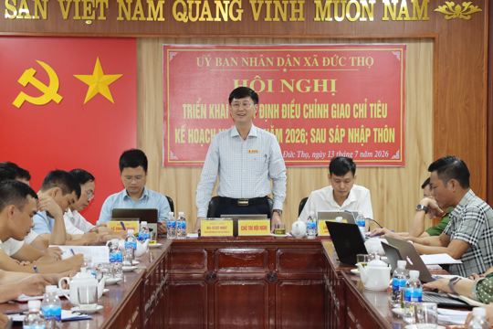 Chính quyền xã Đức Thọ: Hành động với mục tiêu “Nói đi đôi với làm”, quyết tâm hoàn thành kế hoạch năm 2026 sau sáp nhập thôn.