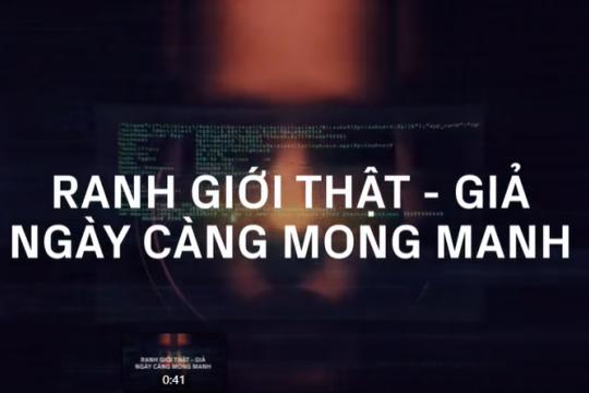 Phòng chóng tin giả, tin sai do Ai tạo ra. 