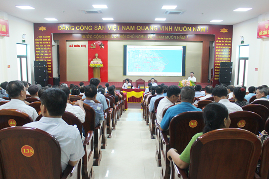 Đức Thọ tổ chức Hội nghị mở rộng triển khai phương án sáp nhập thôn