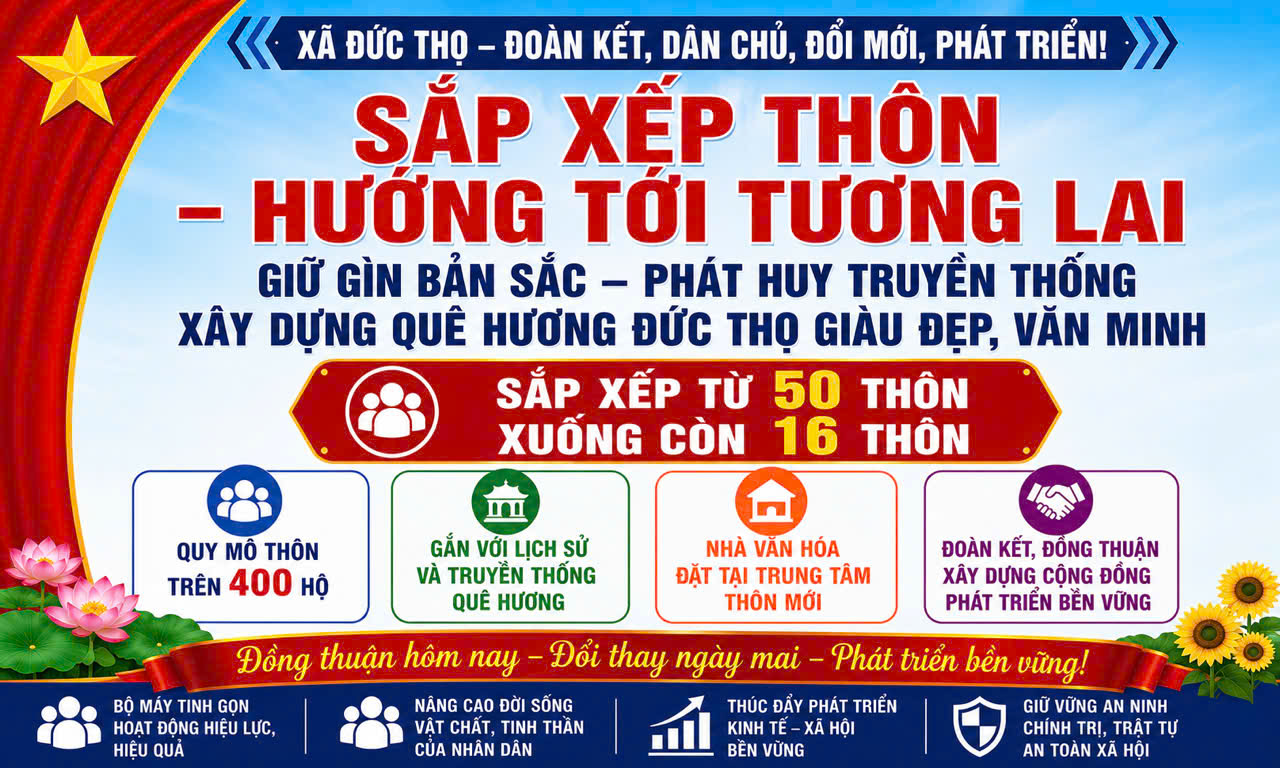 Sắp xếp thôn- hướng tới tương lai
