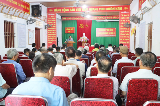 Đức Thọ tổ chức hội nghị tiếp xúc cử tri trước kỳ họp HĐND xã 