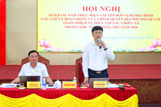 Xã Đức Thọ tổ chức hội nghị sơ kết 01 năm thực hiện sắp xếp đơn vị hành chính và hoạt động của chính quyền địa phương 2 cấp