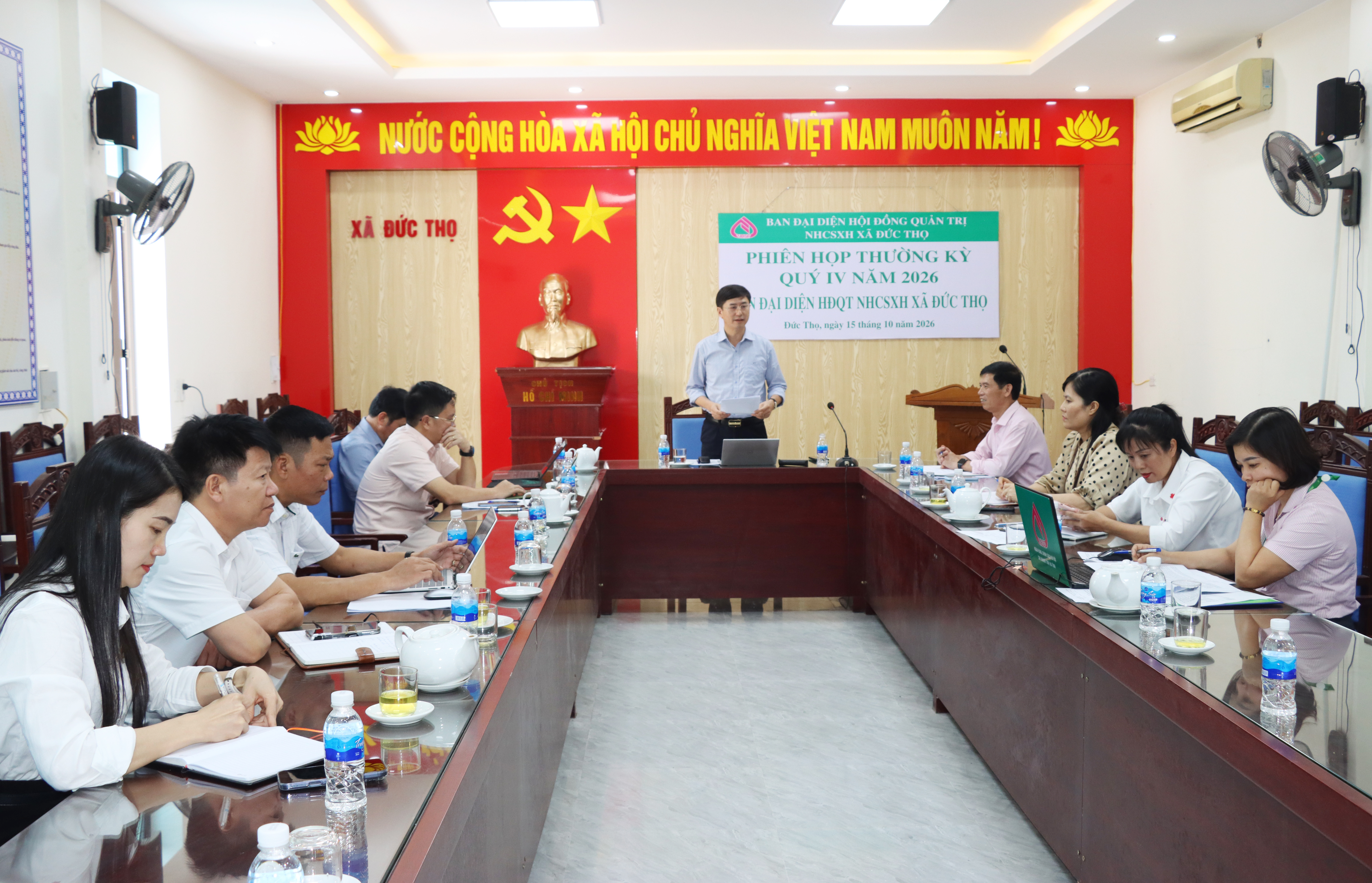 Đức Thọ đánh giá kết quả hoạt động tín dụng chính sách quý III, triển khai nhiệm vụ quý IV năm 2026