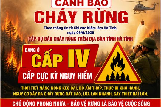 Cảnh báo nguy cơ cháy rừng