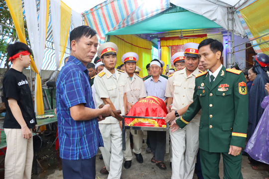 Liệt sỹ Trần Quỳnh trở về quê sau 50 năm