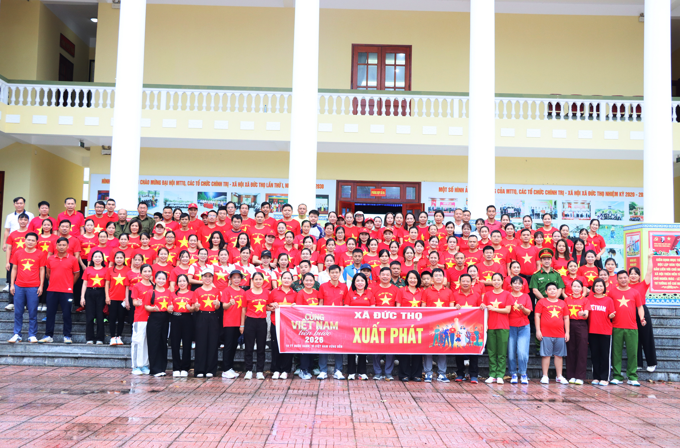 Đức Thọ: Gần 1.000 người tham gia chương trình đi bộ “Cùng Việt Nam tiến bước”năm 2026