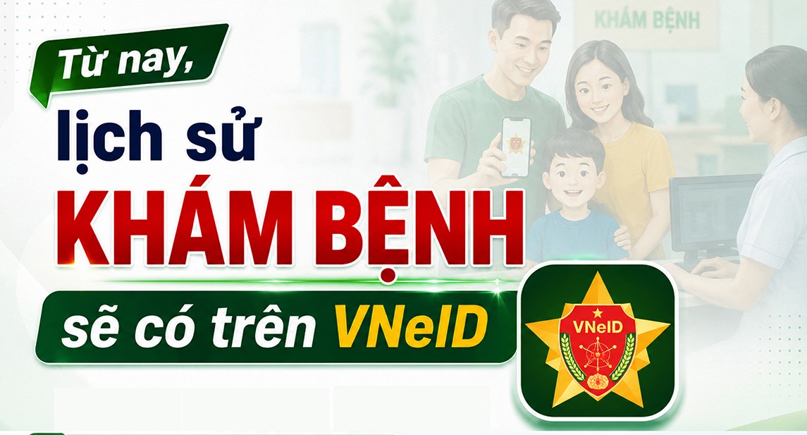 Từ nay, lịch sử khám bệnh sẽ có trên VNeID