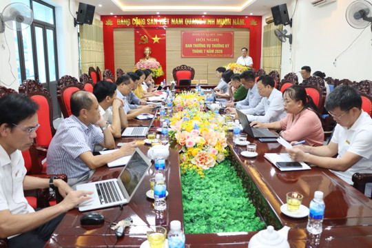 Xã Đức Thọ: Ban Thường vụ Đảng ủy triển khai nhiệm vụ tháng 8 năm 2026.