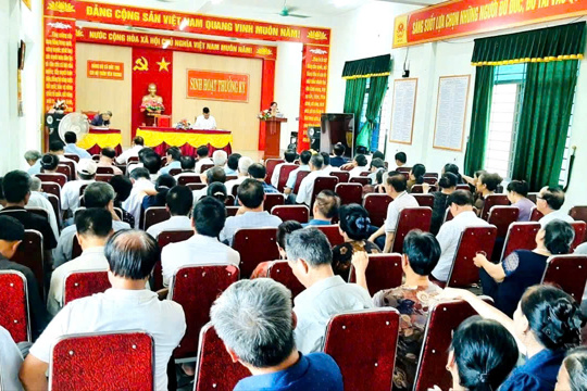 Đức Thọ: 16 chi bộ nông thôn triển khai sinh hoạt chuyên đề quý IV 