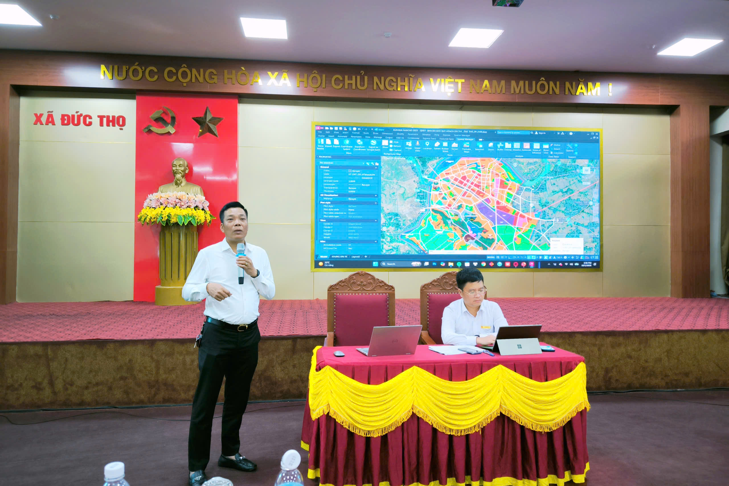 Đức Thọ lấy ý kiến về Đồ án Quy hoạch chung đô thị đến năm 2050