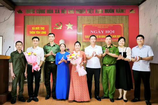 Thôn Yên Long tổ chức Ngày hội Toàn dân bảo vệ an ninh Tổ quốc 