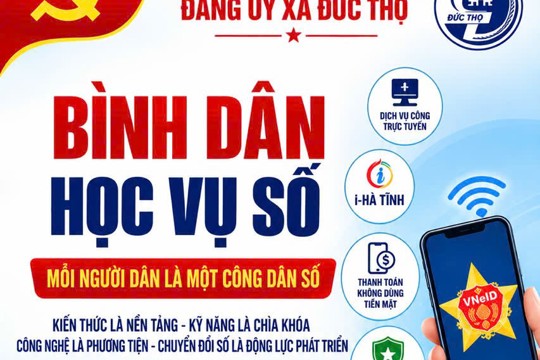 Đức Thọ tiếp tục đẩy mạnh phong trào" Bình dân học vụ" 