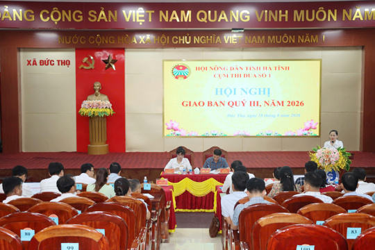 Hội nghị giao ban Cụm thi đua số 1 Hội Nông dân tỉnh Hà Tĩnh