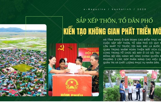 Sắp xếp thôn, tổ dân phố kiến tạo không gian phát triển mới
