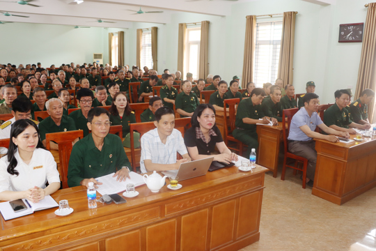 Xã Đức Thọ: Tập huấn nghiệp vụ và triển khai Nghị quyết Đại hội Hội Cựu chiến binh lần thứ VIII.
