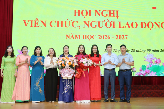 Trường Mầm non Đức Thọ Hội nghị viên chức, người lao động năm học 2026-2027 