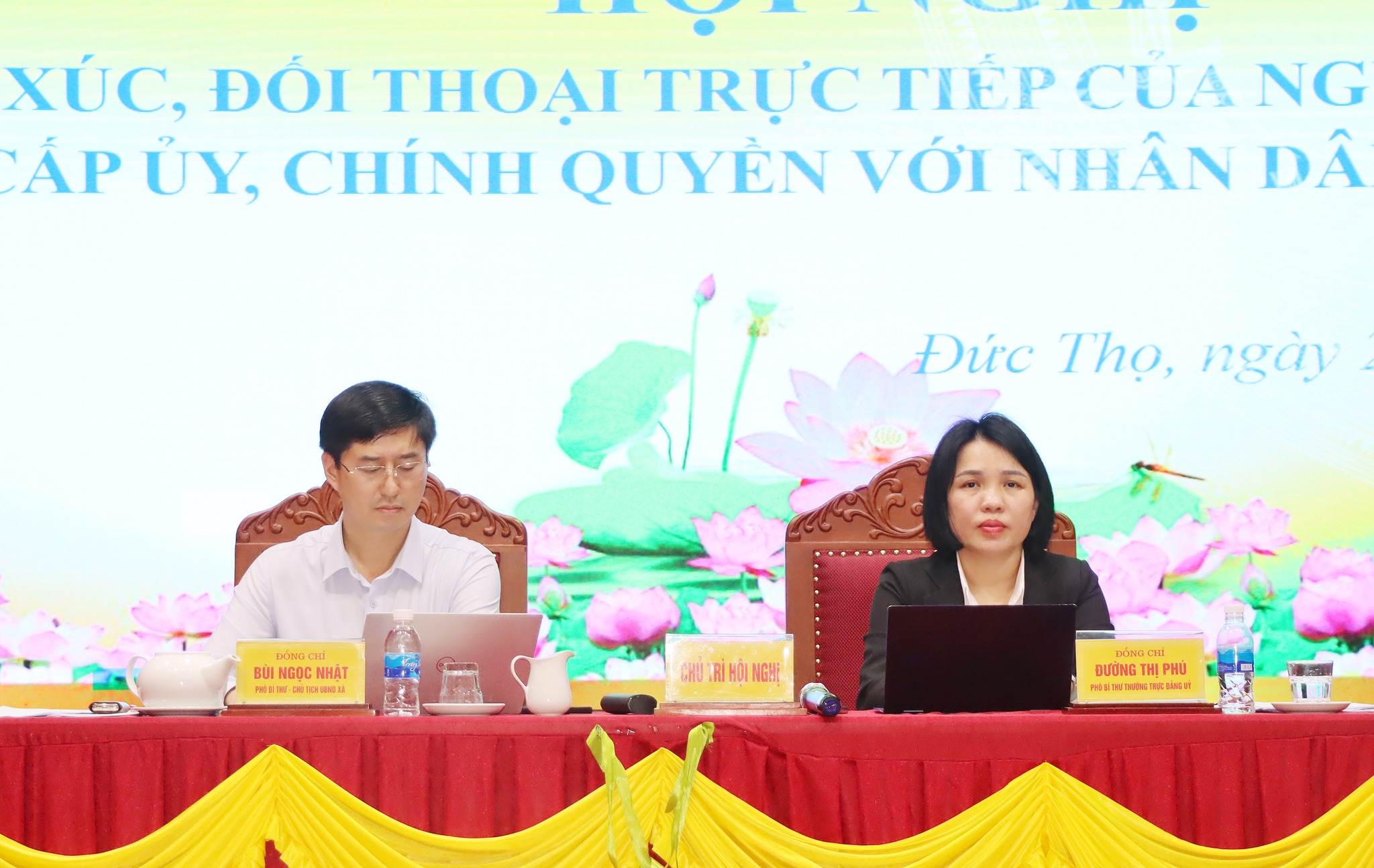 Xã Đức Thọ tiếp xúc, đối thoại trực tiếp của người đứng đầu cấp ủy, chính quyền với Nhân dân năm 2025