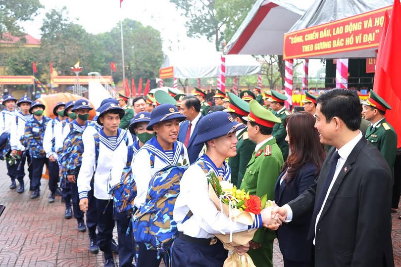 Thanh niên Đức Thọ sẵn sàng lên đường nhập ngũ 