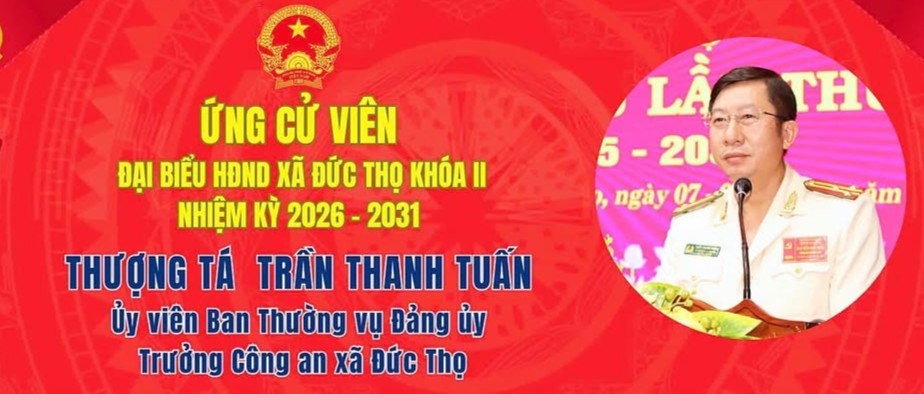 Tiểu sử ứng cử viên đại biểu HĐND xã Đức Thọ khóa II Trần Thanh Tuấn  