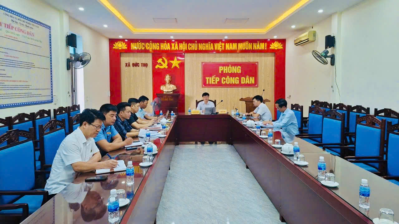 UBND xã Đức Thọ tổ chức tiếp công dân định kỳ tháng 9 năm 2025